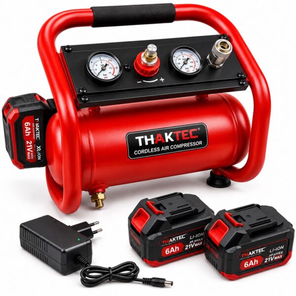 เครื่องปั๊มลมไร้สาย ถังลมไร้สาย ขนาด 10 ลิตร TK-ACXR